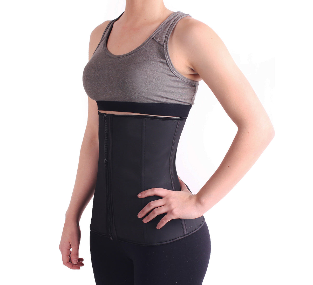 Latex Trainer Zip Up Waist Trainer NZ Aus